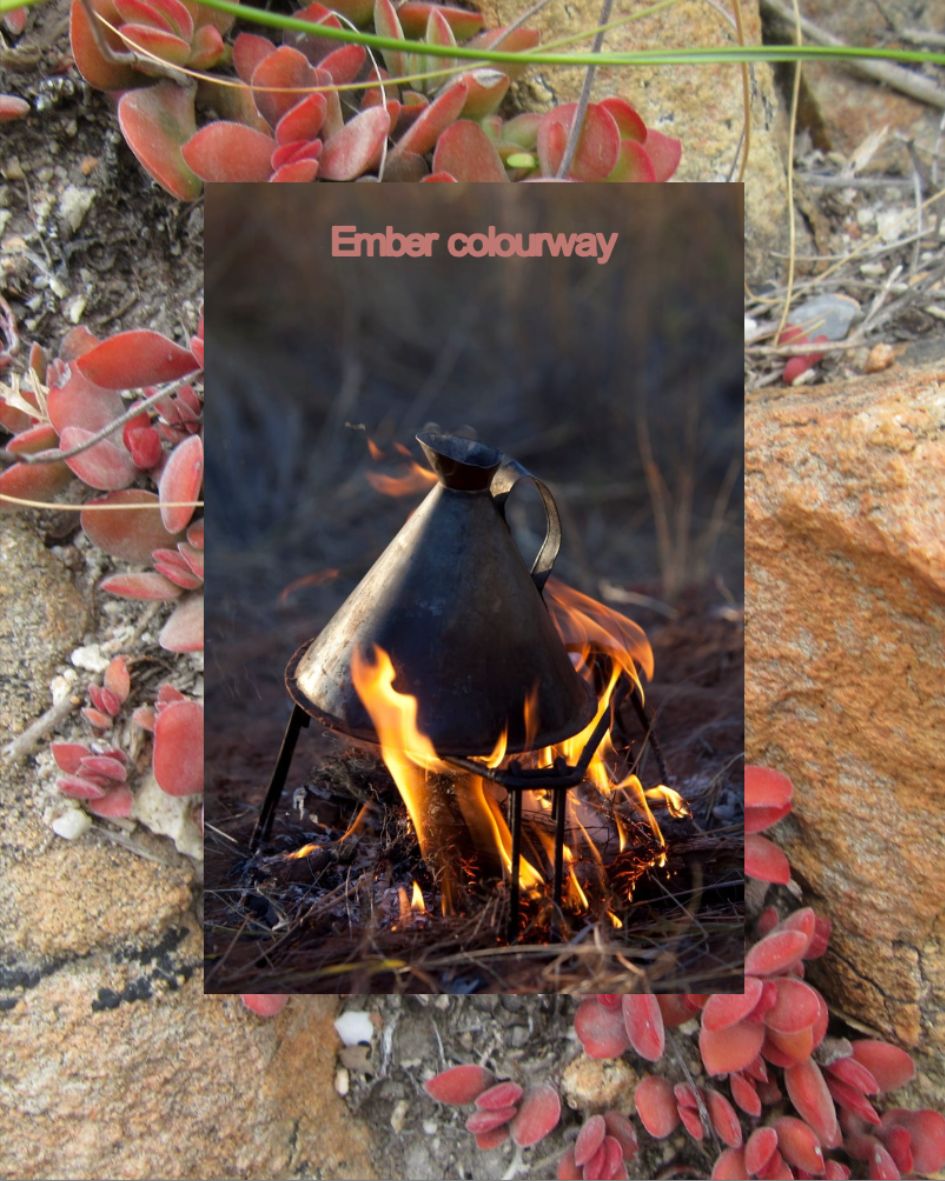 Painted Reed Pants - Ember