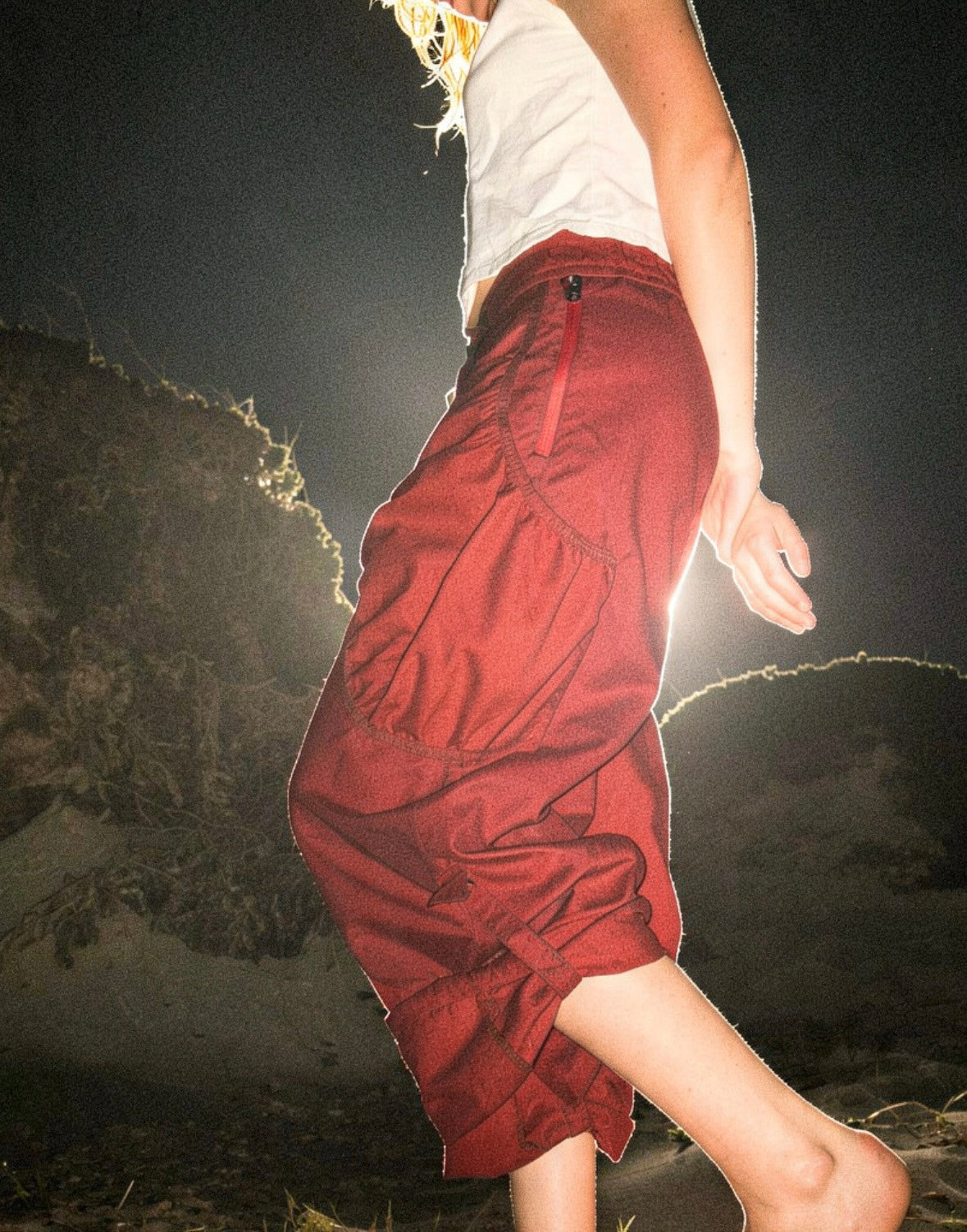 Painted Reed Pants - Ember