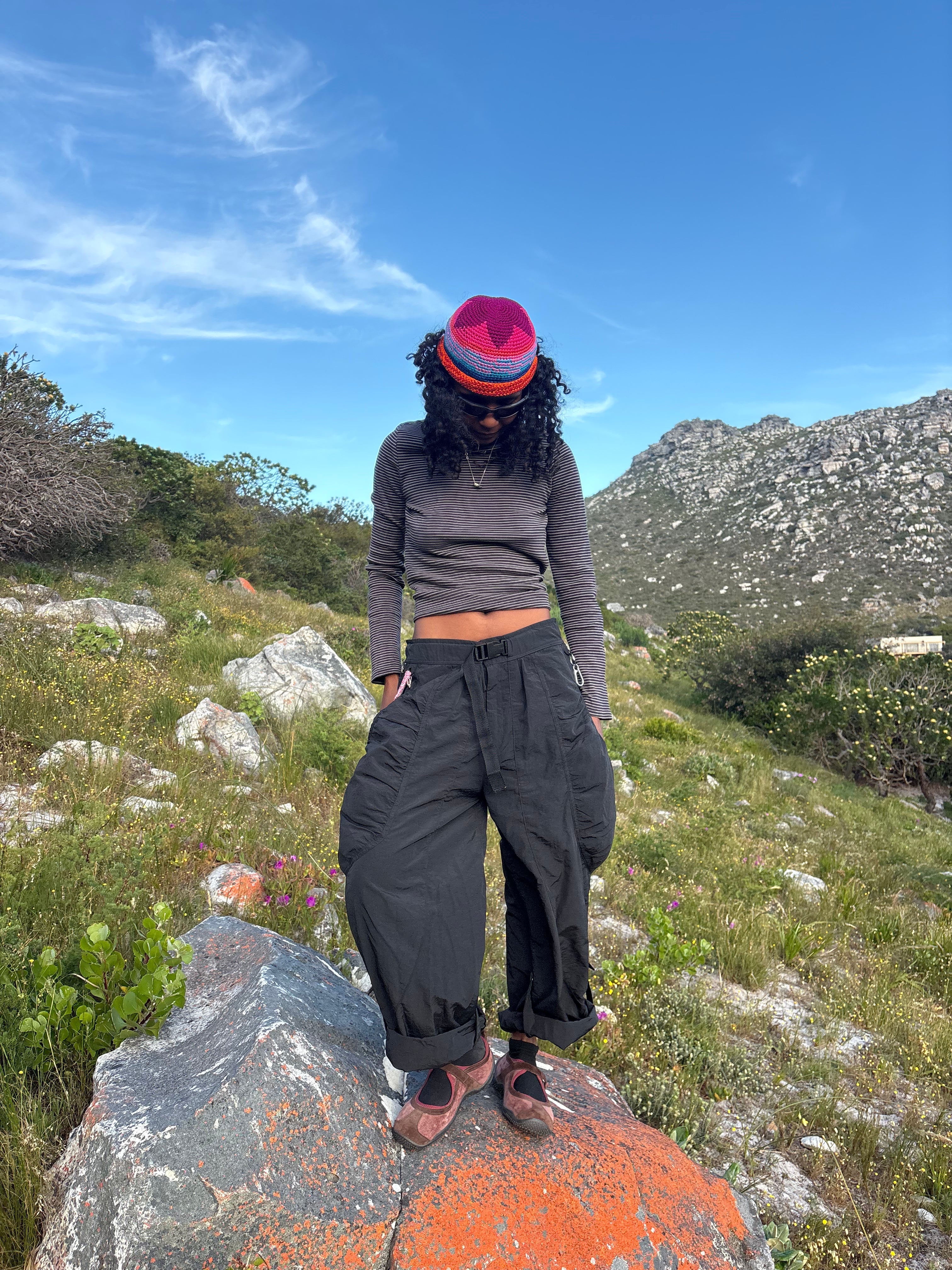 Painted Reed Pants - Onyx