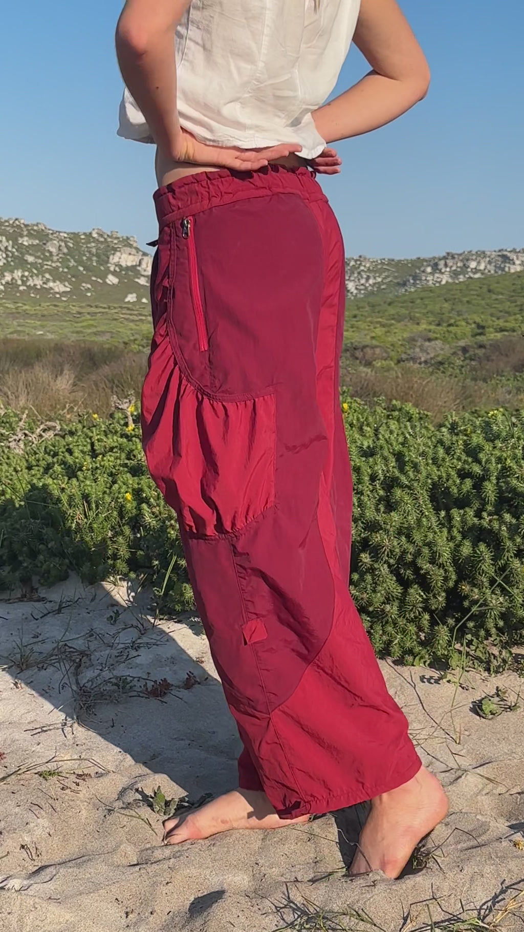 Painted Reed Pants - Ember